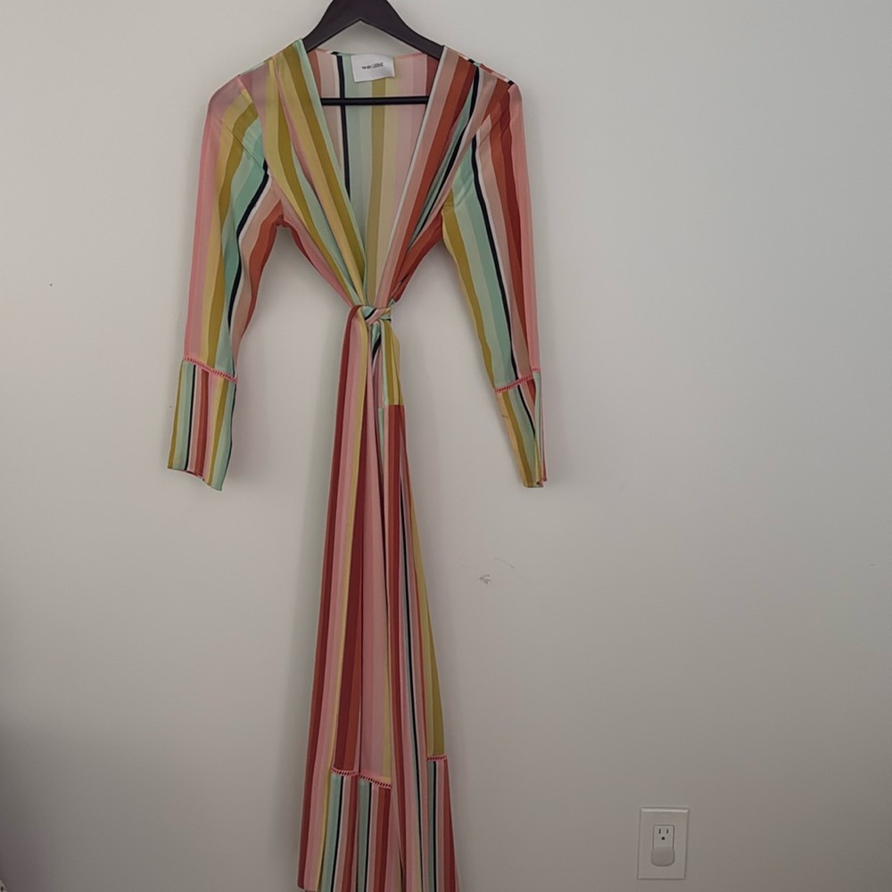 Multi color swim cover up